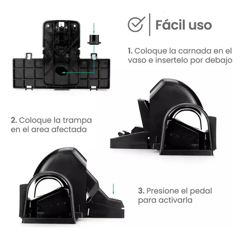 Trampa Para Ratas Y Ratones Doble Entrada Potente Reforzada miniatura 5