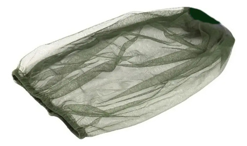 Red Anti Mosquitos Para Sombrero Camping Pesca Caza Trabajo Verde L Tul Respirable miniatura 3