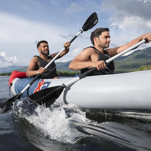Kayak Inflable Doble 2 Personas Reforzado + Remos Bomba miniatura 4