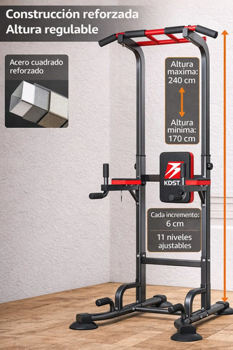 Maquina Para Dominadas Pullups Biceps Triceps Multifuncion miniatura 2