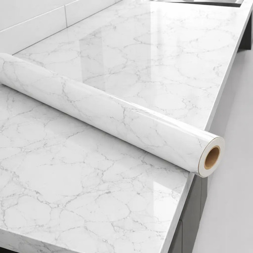 Papel Adhesivo Marmol Ancho Y Resistente Al Calor 80cmx10m Mármol