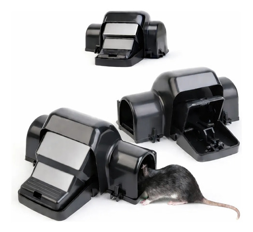 Pack Trampa Para Ratas Y Ratones Doble Entrada Reforzada X3