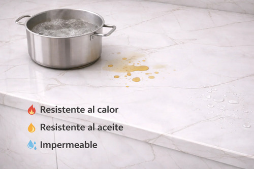 Papel Adhesivo Marmol Ancho Y Resistente Al Calor 120cmx5m Marmol miniatura 4