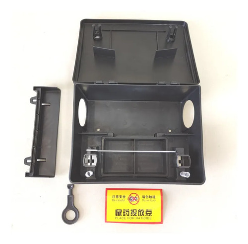 Caja Cebadera Portacebo Para Ratas Y Ratones Con Llave miniatura 2