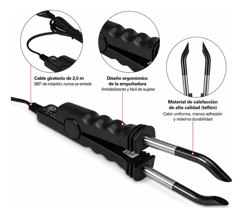 Máquina Térmica Para Extensiones De Keratina Cabello Pelo miniatura 3