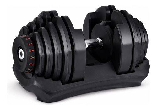 Mancuerna Ajustable 5 A 40 Kg Con Base Fitness Hogar Gym miniatura 2