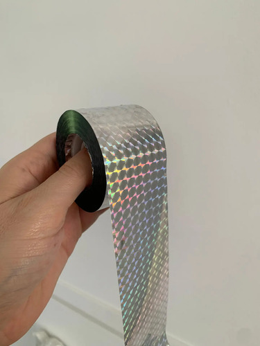 Cinta Holográfica Espanta Palomas Aves Plagas 4.8x110m miniatura 5