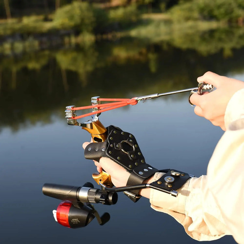 Honda Gomera Resortera Para Pesca De Acero Fuerte Pack miniatura 2