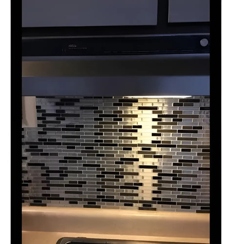Azulejo Autoadhesivo Mosaico 3d Para Pared De Cocina Baño Mosaico miniatura 3