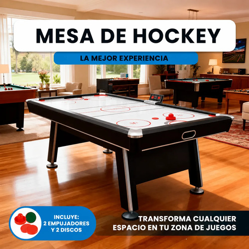 Mesa De Tejo Air Hockey Profesional 2m Marcador Electrónico miniatura 7