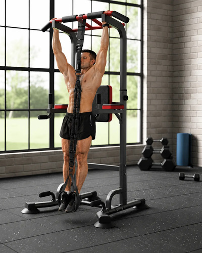 Maquina Dominadas Pullups Muscleups Multiagarre + Bandas