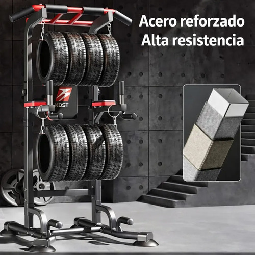 Maquina Dominadas Pullups Muscleups Multiagarre + Bandas miniatura 4