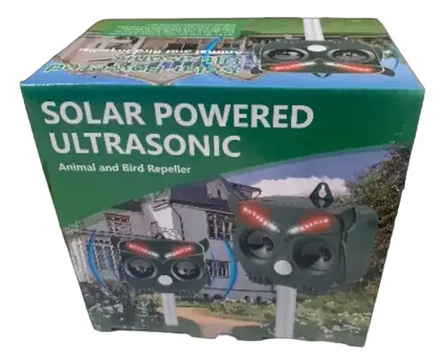 Repelente Ahuyentador Ultrasónico Para Pájaros Y Animales