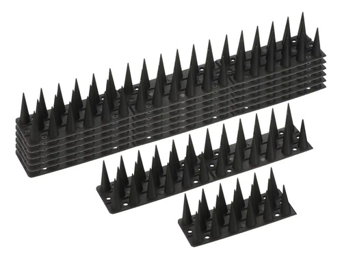 Pinchos Ahuyenta Pájaros Palomas Negro + Pegamento Bridas X6