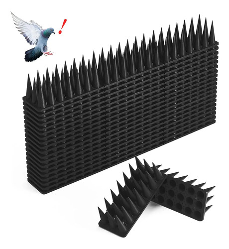 Pinchos Espanta Palomas Ahuyenta Pajaros X6 Unid + Pegamento miniatura 2