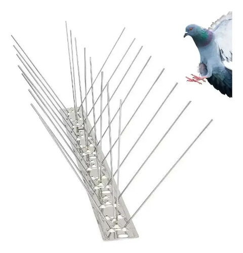 Ahuyenta Palomas Espanta Pájaros Pinchos De Acero Inoxidable