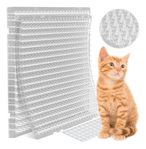 Ahuyenta Gatos Perros Y Pajaros Pinchos Repelentes Pvc X 10