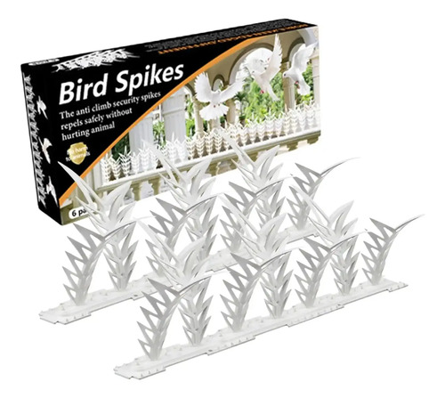 Pinchos Espanta Palomas Ahuyenta Pajaros Estéticos X6