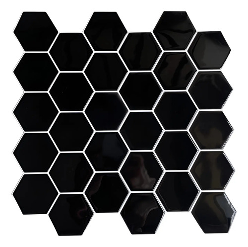 Azulejo Autoadhesivo 3d Venecita Hexagonal Para Cocina Baño