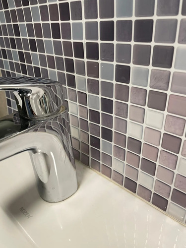 Azulejo Autoadhesivo 3d Mosaico Para Baño Cocina Pared miniatura 2