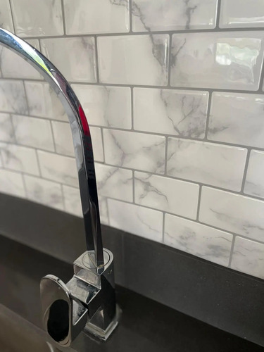 Azulejo Autoadhesivo 3d Para Baño Cocina Subway 30.5x30.5 miniatura 4
