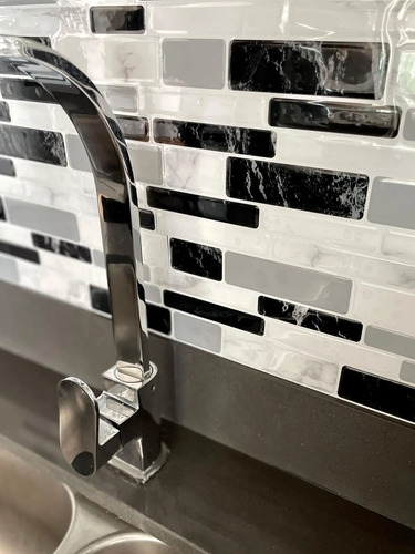 Azulejos Autoadhesivos 3d Mosaico Venecitas Para Cocina Baño miniatura 2