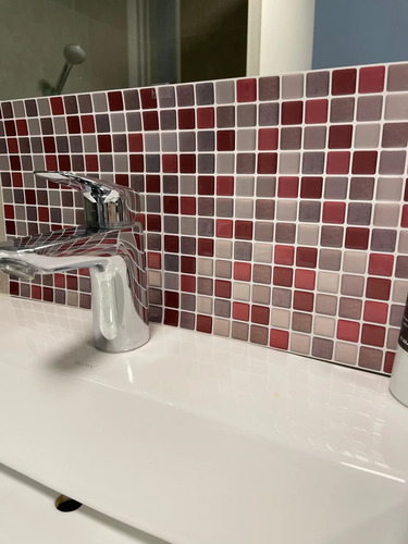 Azulejos Autoadhesivos Venecitas 3d Para Pared Baño Cocina miniatura 3