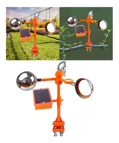 Repelente De Aves Eólico Solar 360° Para Jardín Palomas miniatura 3