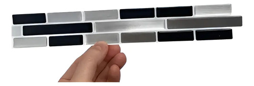 Placa Autoadhesiva Mosaico 3d Guarda Pared Impermeable 10ud