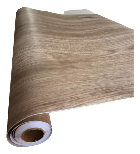 Papel Adhesivo Madera Con Textura Resistente Al Calor 5m Marrón Claro