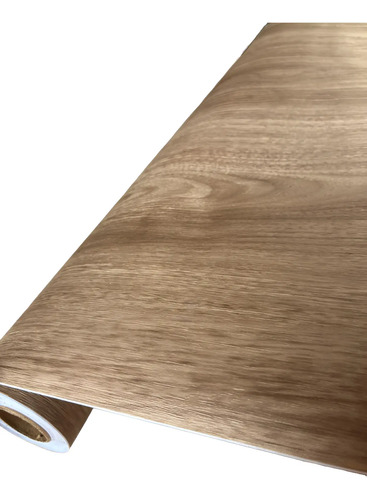 Papel Adhesivo Madera Con Textura Resistente Al Calor 5m Marrón Claro miniatura 3