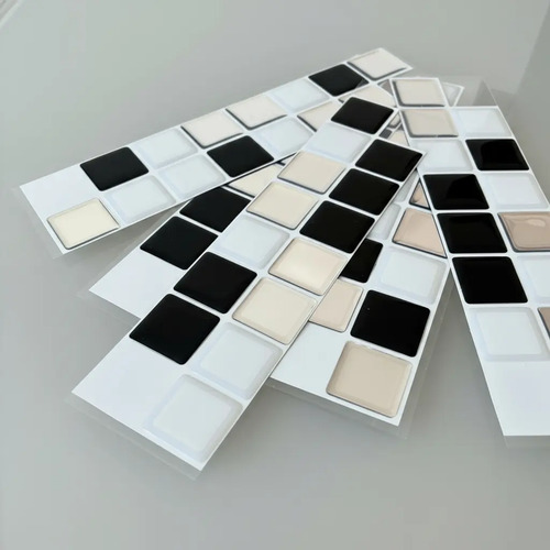 Placa Autoadhesiva Mosaico 3d Guarda Pared Impermeable 5ud Mosaico miniatura 7