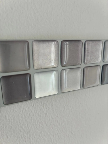Guarda Adhesiva Mosaico 3d Para Baño Cocina Pared Pack 6ud miniatura 2