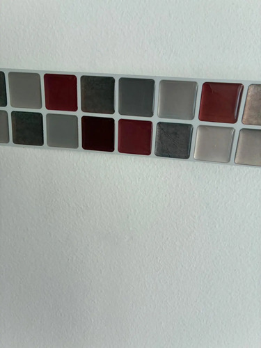 Guarda Azulejo Autoadhesivo 3d Para Baño Cocina Pared 6ud miniatura 3